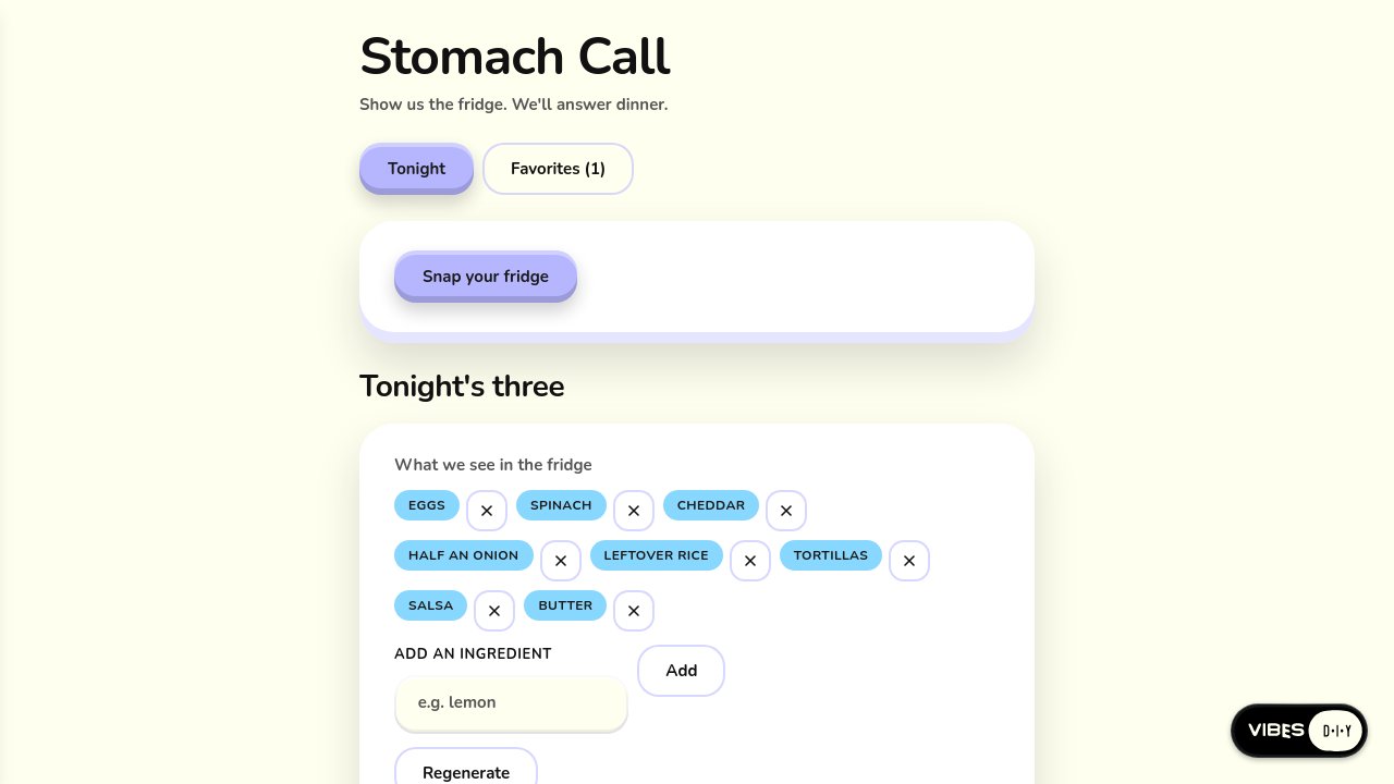 Platform screenshot of the AI from a photo app built in round six